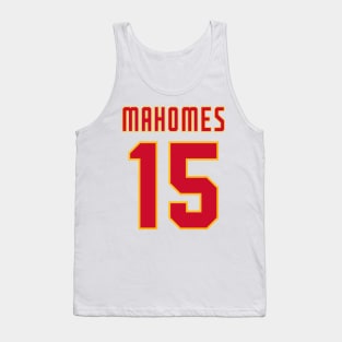 mahomes 15 Tank Top